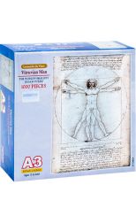 Rompecabezas Mini 1000 Vitruvian Man  