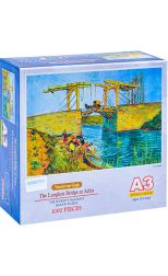Rompecabezas Mini 1000 The Langlois Bridge at Arles de Van Gogh