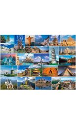 Rompecabezas 4000 World travel collage