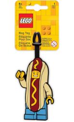 Lego: Etiqueta para equipaje Hot Dog Man