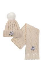 Harry Potter: Set Bufanda & Beanie Hedwig 