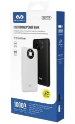 Cargador Portátil Magnético Miccell 10000mAh Negro/Blanco