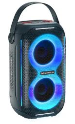 Parlante Bluetooth Miccell RGB Efecto Heavy Bass IPX5 3600mAh Azul
