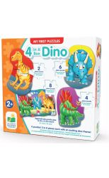 Rompecabezas My First Puzzles 4 in a Box: Dino