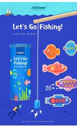 Juego de pesca magnético Let's Go Fishing! Mideer