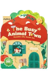 Reusable Jelly Sticker: The Busy Animal Town