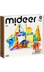 Colorful Magnetic Tiles: Jurassic Adventure