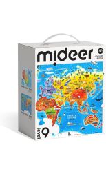 Rompecabezas Level Up! Nivel 9 Mapa del mundo y China
