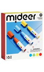 Mideer Washable Markers (6 colores)