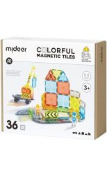 Colorful Magnetic Tiles: Little Architect (36 piezas)