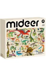 Rompecabezas Let's Learn Puzzle: Dino Land (126 piezas)