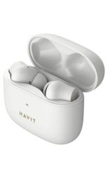 Audífonos Bluetooth TWS Pro Earbuds ANC Havit Beige