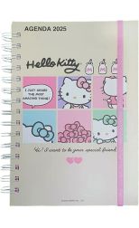 Agenda 2025 Tamaño A5 Frames Hello Kitty Multicolor