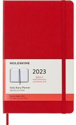 Moleskine Agenda Journalier 2023 Rojo