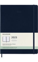 Moleskine Planificador semanal 2023 Azul