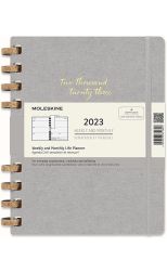 Moleskine Planificador Espiralado 2023 Gris