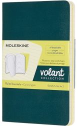 Set de Journal Volant Tonos Verdes Pocket Rayado