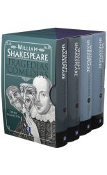 William Shakespeare: Tragedias y Comedias - Estuche de 4 Volúmenes