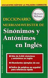Diccionario Merrian Webster de Sinónimos y Antónimos en Inglés