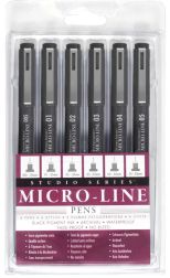 Studio Series Micro-Line Pen Set (Set de 6)