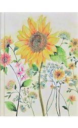 Journal Watercolor Sunflower