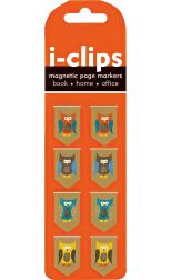 Marcapáginas magnético I-Clips: Búhos