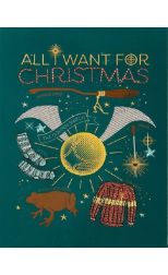 Tarjeta navideña All I Want For Christmas Harry Potter