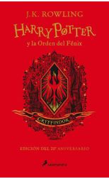 Harry Potter 5. Harry Potter y la Orden del Fénix. Edición Gryffindor del 20º Aniversario