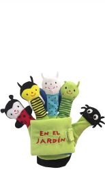 Libro guante. En el jardín