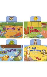 Coleccion Rimas 4 Titulos: Rana. Conejo. Pollito y Suricatas