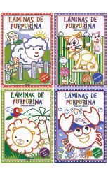 Làminas de Purpurina!Listas Para Colorear!