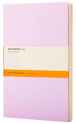 Set de Journal Cahier Colores Pastel XL Rayado