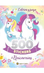 500 stickers de unicornios
