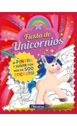 Fiesta de Unicornios - Libro con stickers