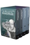 William Shakespeare: Tragedias y Comedias - Estuche de 4 Volúmenes