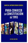 Para conocer la constitución de 1993