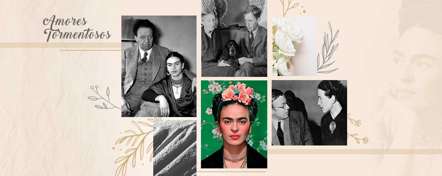 Artistas y escritores de amores tormentosos